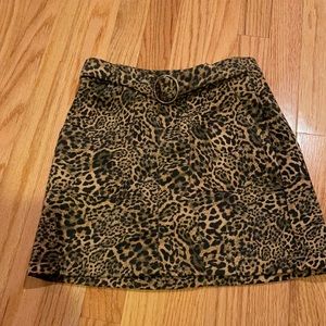 Cheetah skirt by Bershka